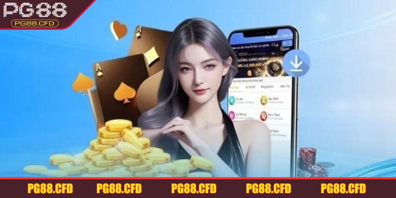 Giao diện app PG88 tích hợp đầy đủ tính năng giống phiên bản website